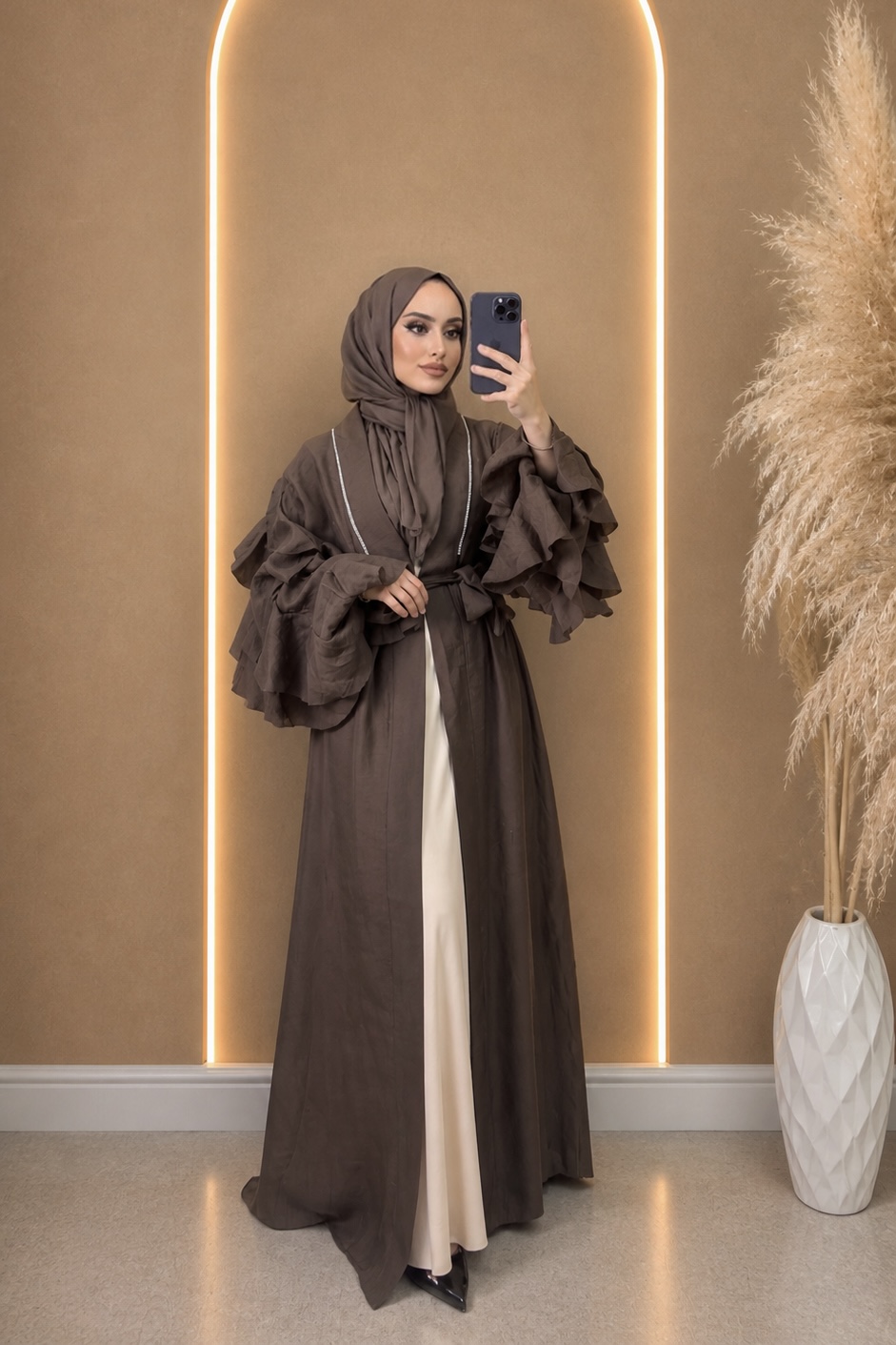 Latte stone abaya